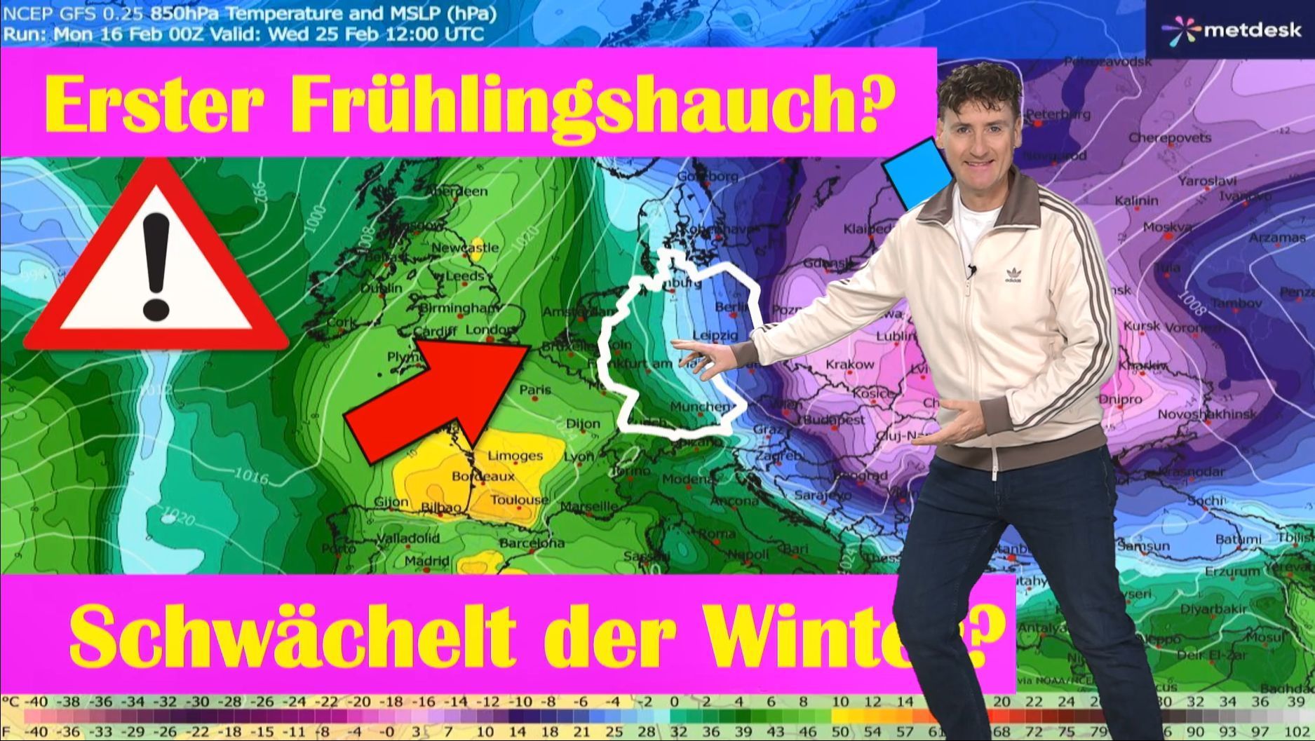 Video: Erster Frühlingshauch in Sicht! Ende Februar 15 Grad und mehr möglich - auch der Osten taut endlich wieder auf!