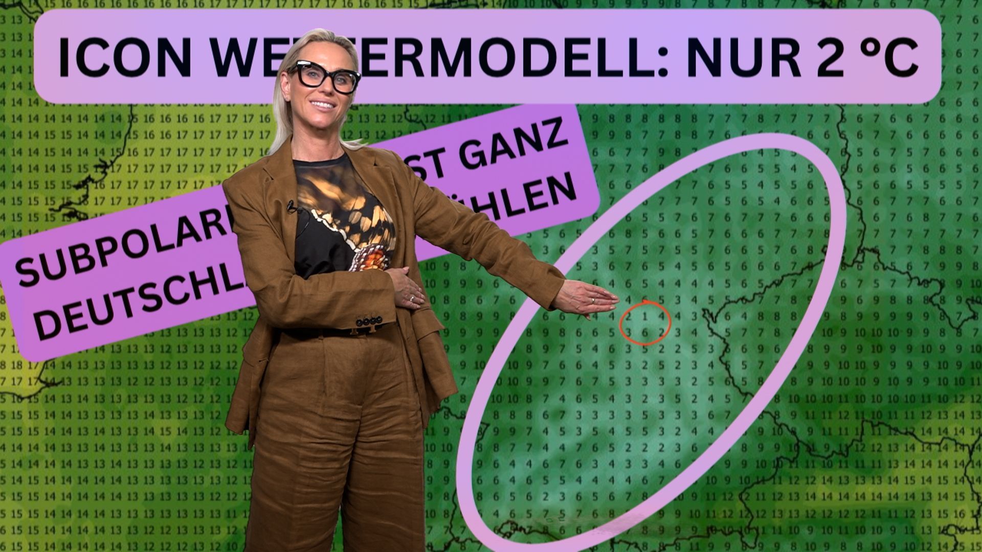 Video: Subpolarluft jetzt, Sommerhitze nächste Woche: Von 1 °C zurück auf über 30 °C!