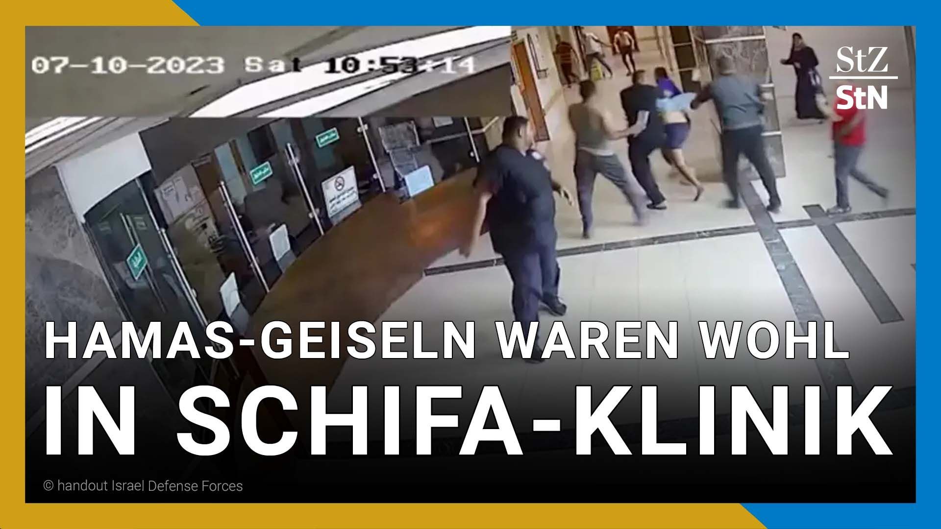 Israel: Hamas-Geiseln waren in Al-Schifa-Krankenhaus