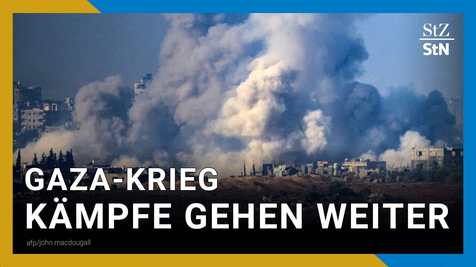 Israel und Hamas: Kämpfe im Gazastreifen wieder aufgenommen