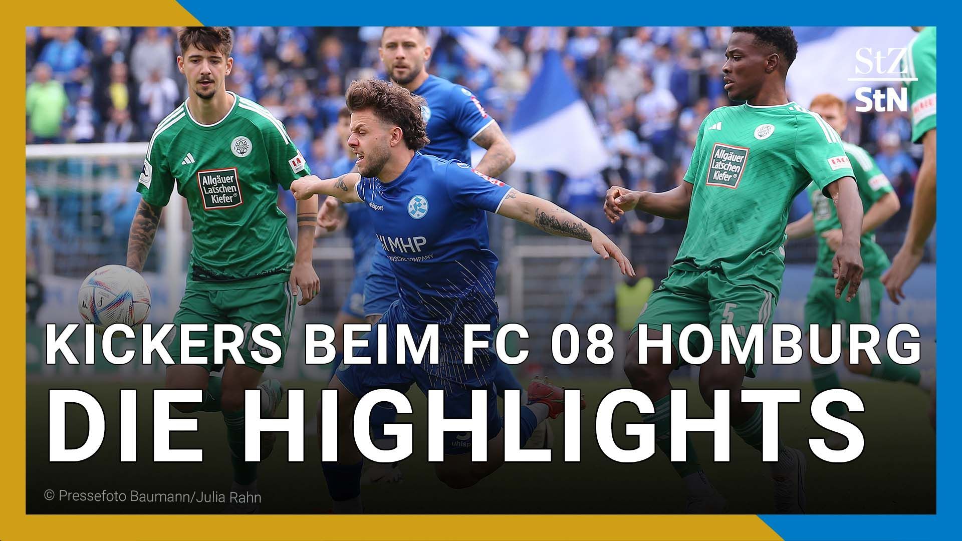 Highlights: Die Stuttgarter Kickers beim FC 08 Homburg