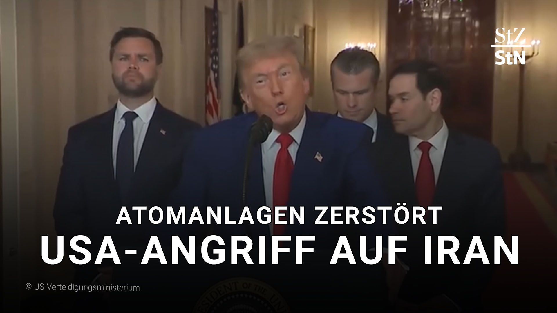 USA greifen in den Krieg ein: Atomanlagen im Iran bombardiert