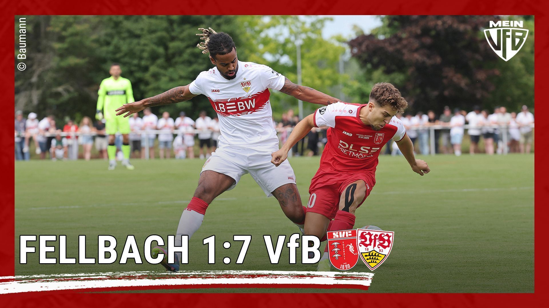 Video: Kantersieg im ersten Test der Saison | SV Fellbach 1:7 VfB Stuttgart | #90plus3 MeinVfB