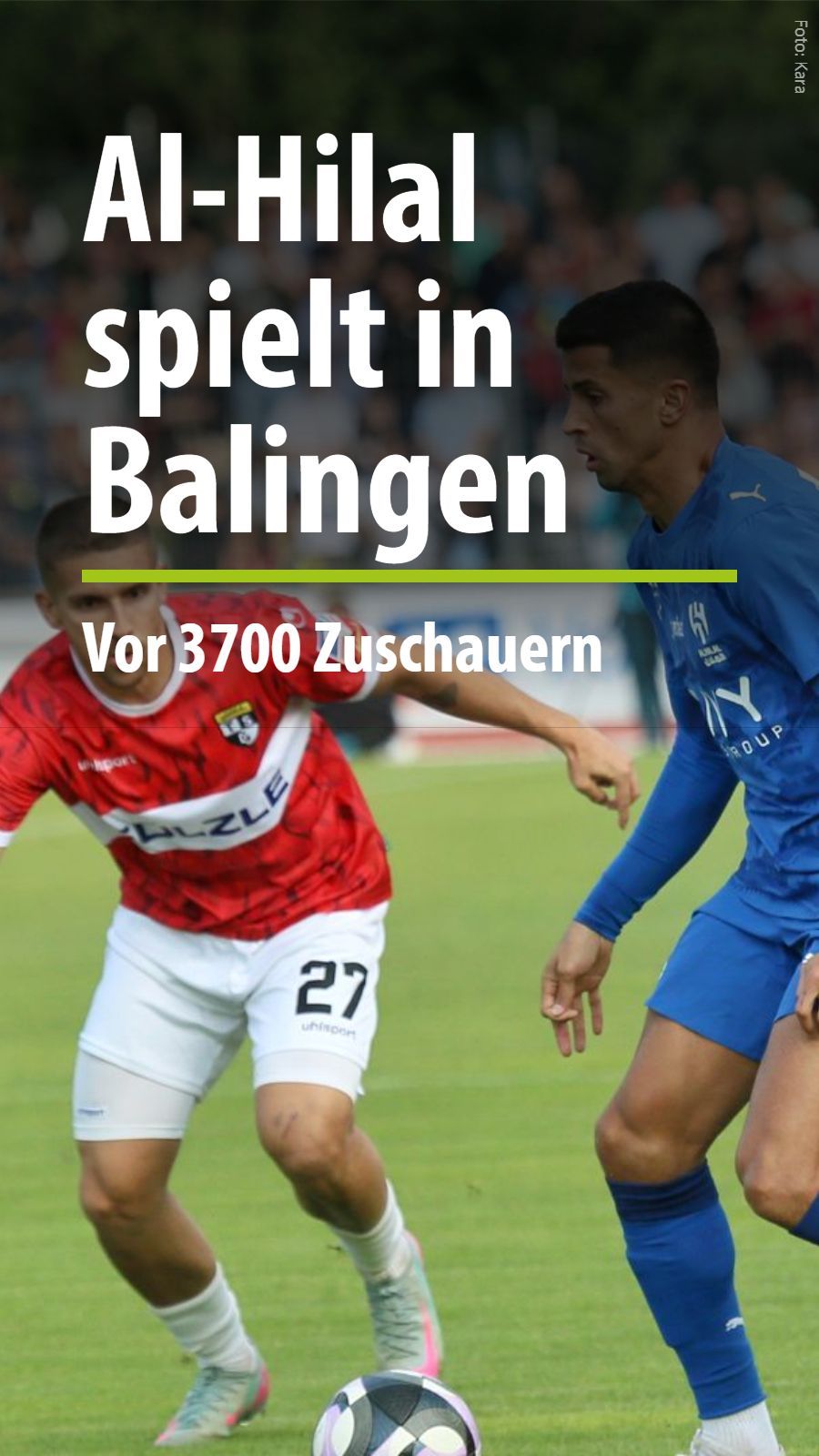 Al-Hilal plays in Balingen