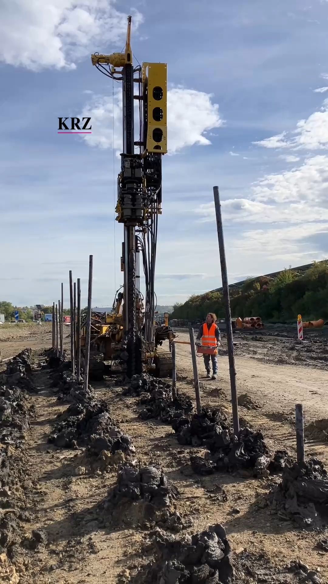 Video: Kampfmittelsondierer auf der A81-Baustelle bei Böblingen im Einsatz