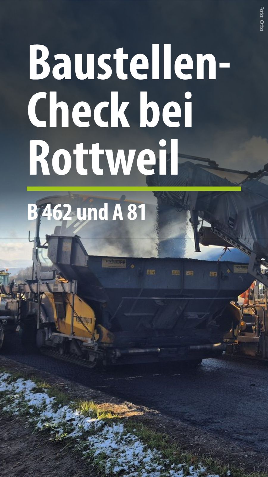 Video: Baustellen-Check auf der B462 und an der A81 – so läuft es aktuell