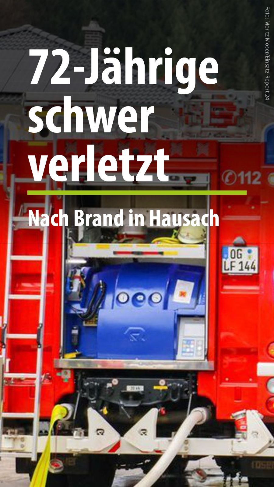 Video: Brand in Hausacher Mehrfamilienhaus