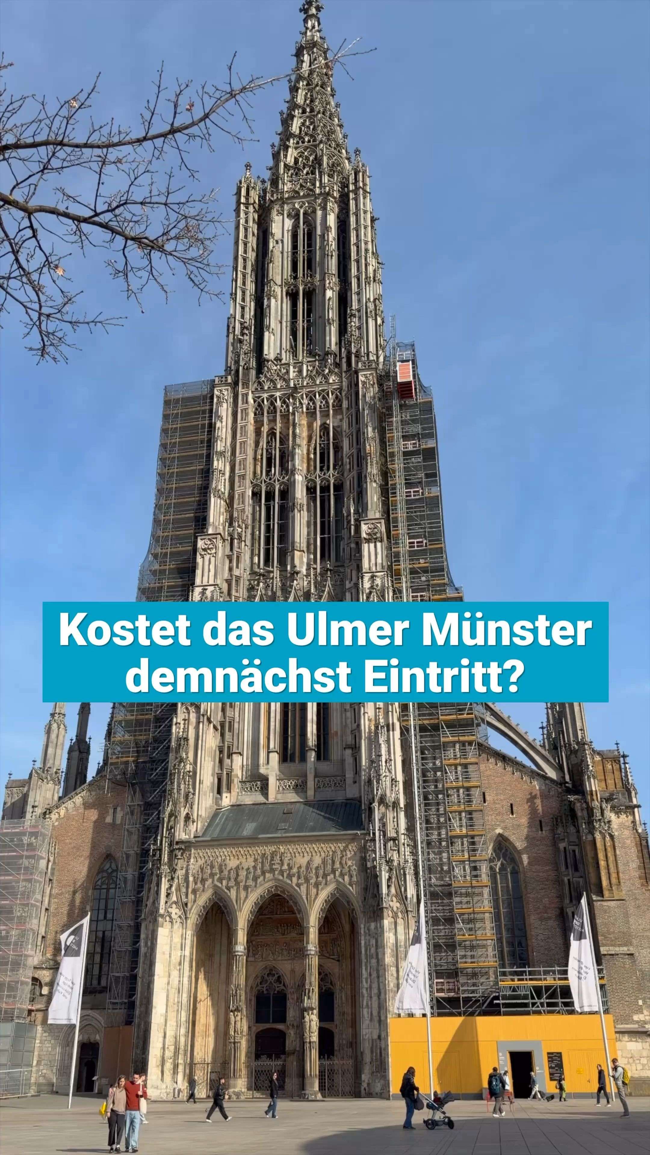 Video: Kostet das Ulmer Münster bald Eintritt?