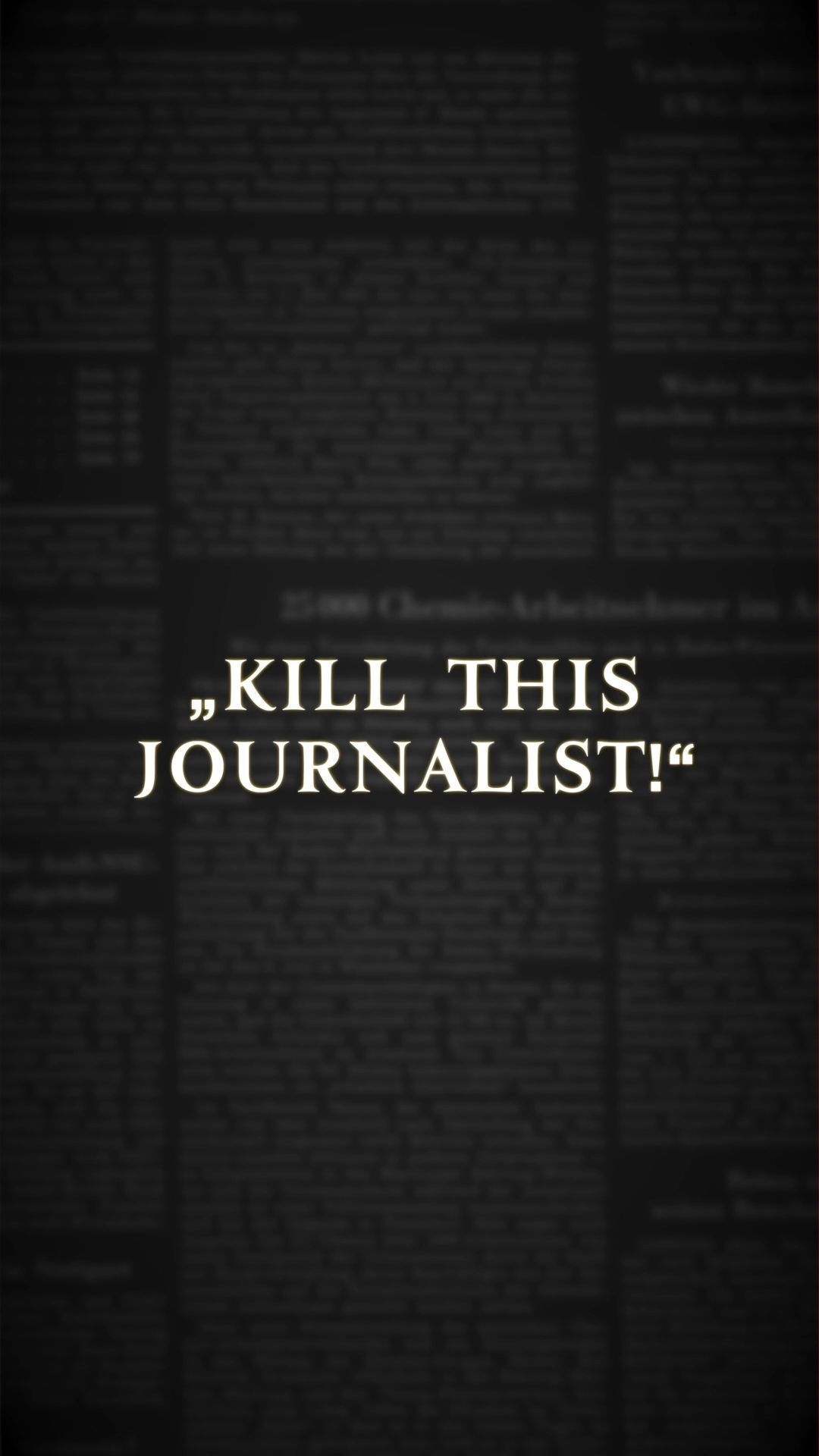 Video: Bedroht, gejagt, belästigt! So kämpfen unsere Reporter und Reporterinnen für die Pressefreiheit