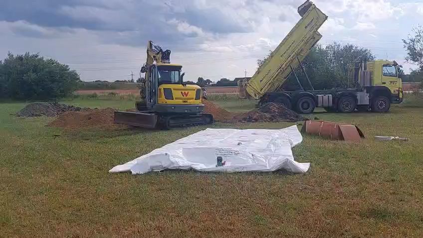Video: Die Sprengung der Fliegerbombe in Neu-Ulm wird vorbereitet