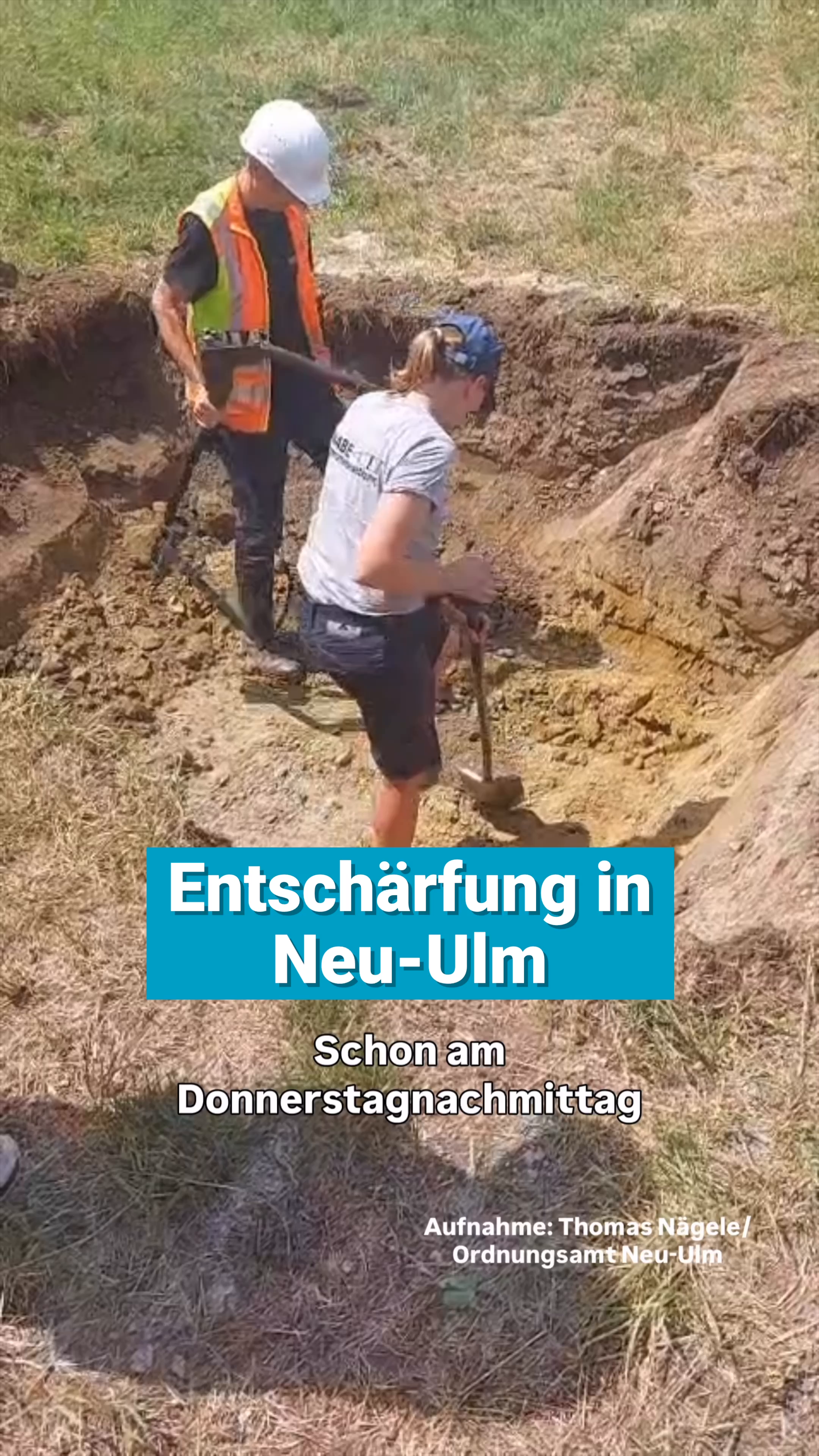 Video: So lief die Entschärfung in Neu-Ulm ab!