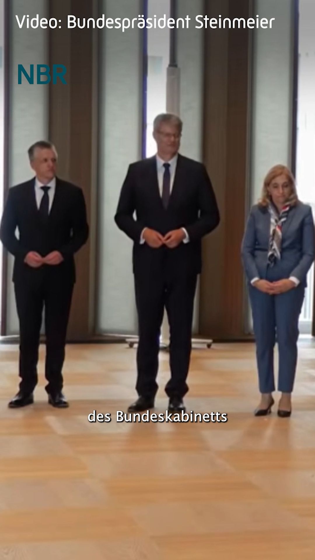 Video: Kabinettsumbau vollzogen: Steinmeier ernennt drei Minister