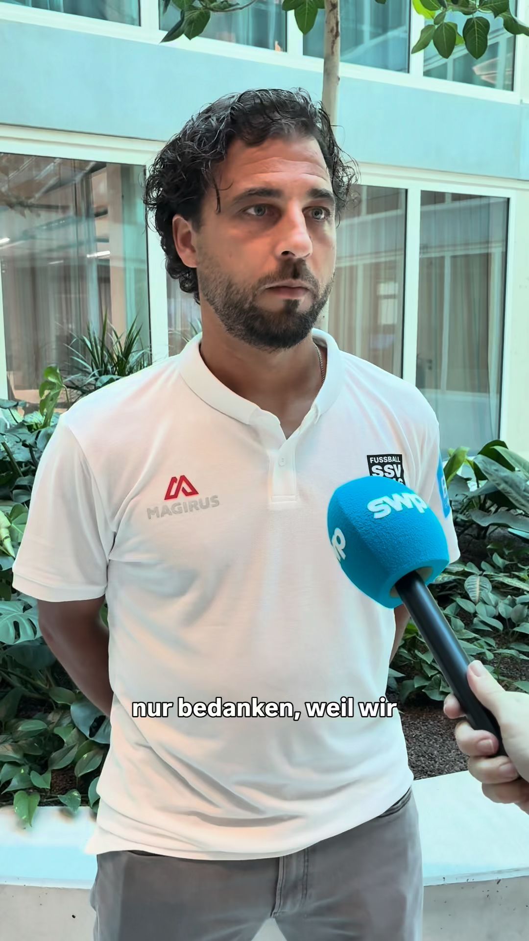 Video: SSV Ulm 1846 Fussball Trainer Daniel Jungwirth im Interview vor dem Saisonstart