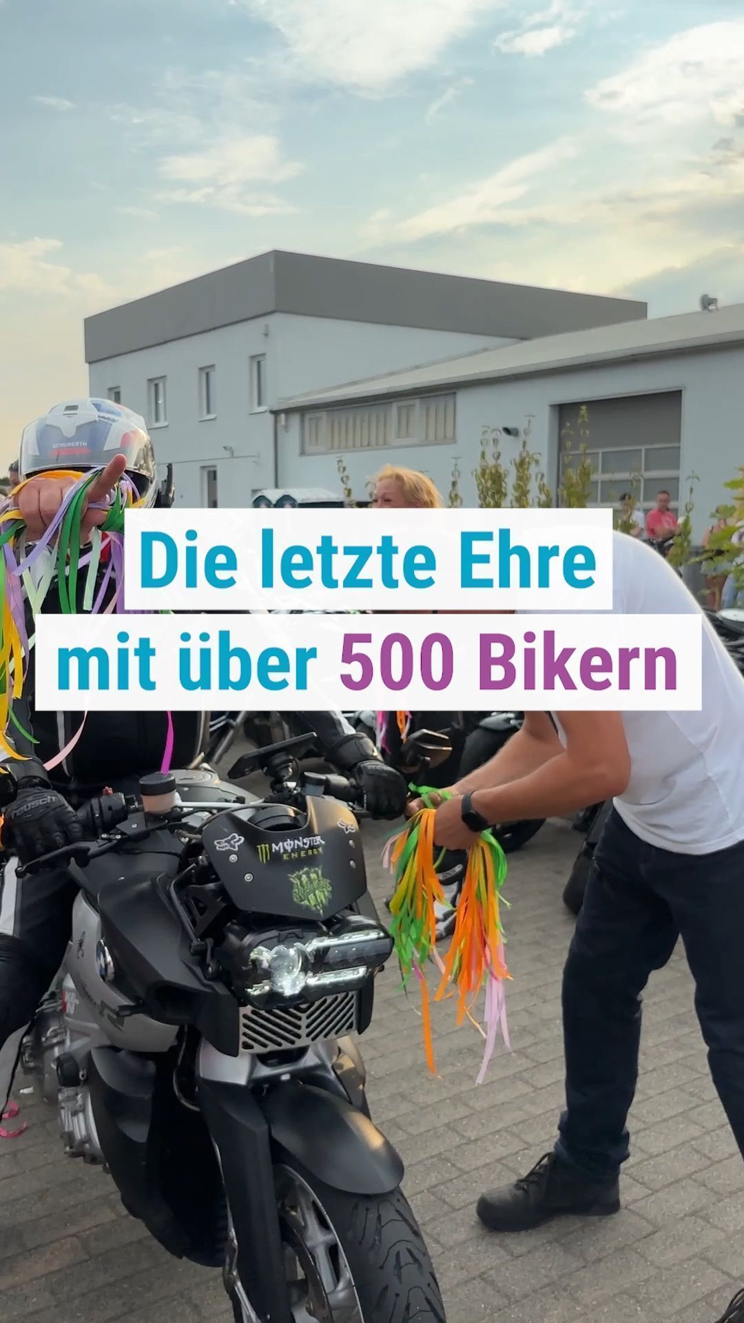Video: Die letzte Ehre mit über 500 Bikern