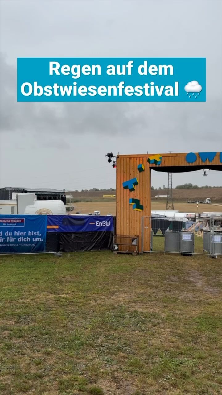 Video: Regen auf dem Obstwiesenfestival 2026