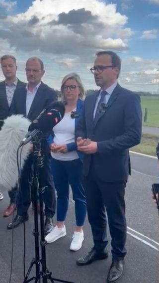 Video: Jan Redmann (Innenminister von Brandenburg) äußert sich zu Anschlag bei Jänschwalde Part 2