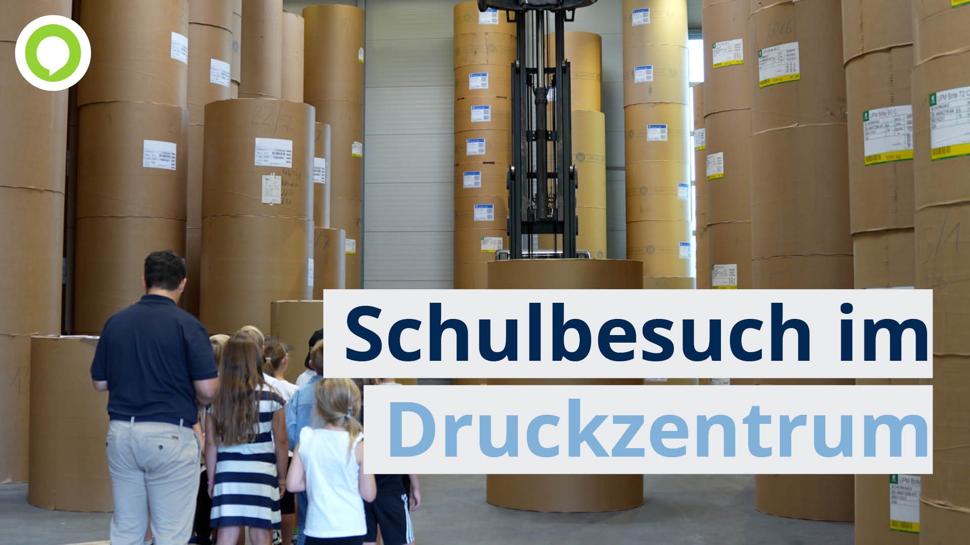 Video: Schulbesuch im Druckzentrum