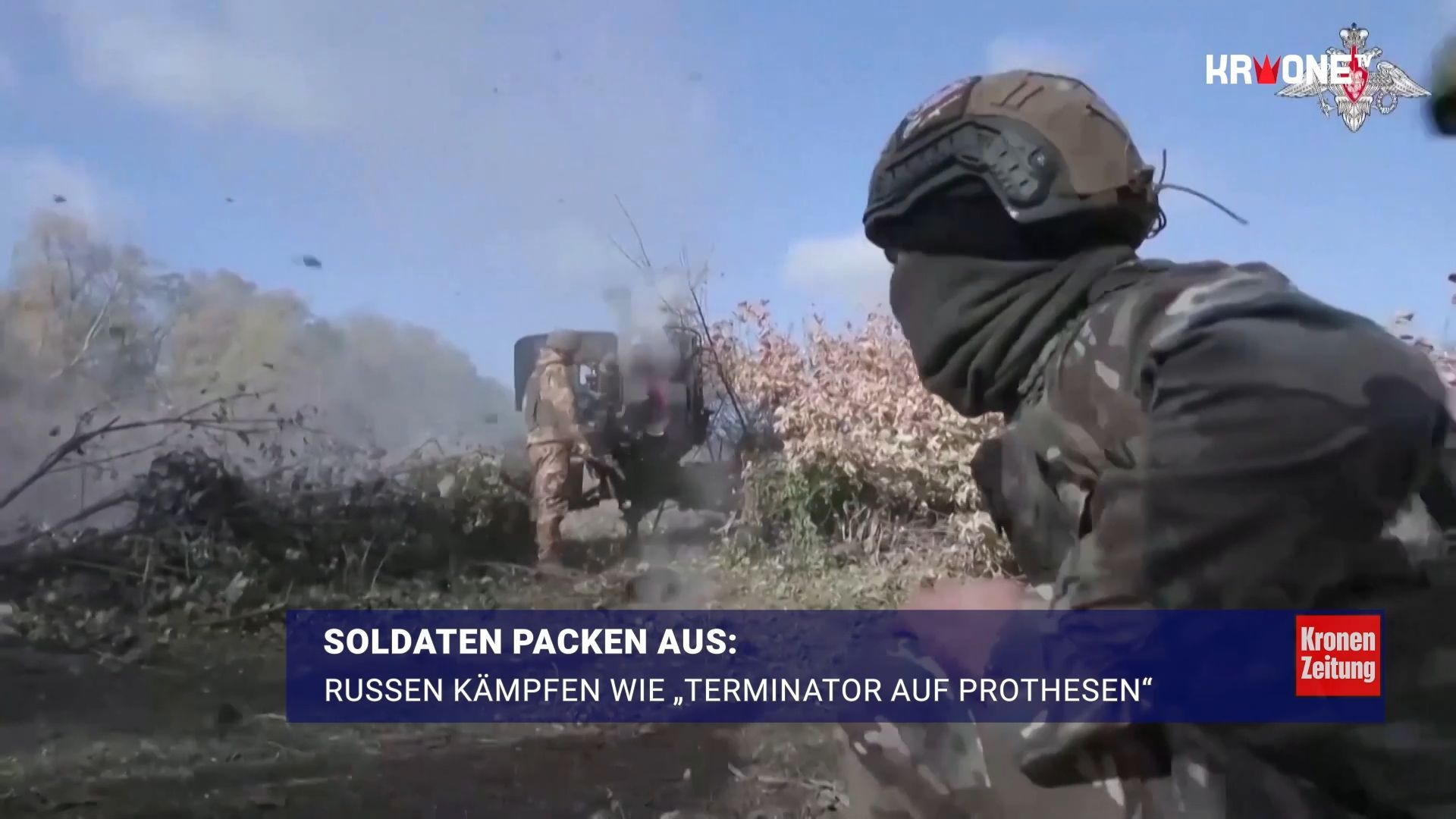 Soldaten packen aus: Russen kämpfen wie Terminator auf Prothesen