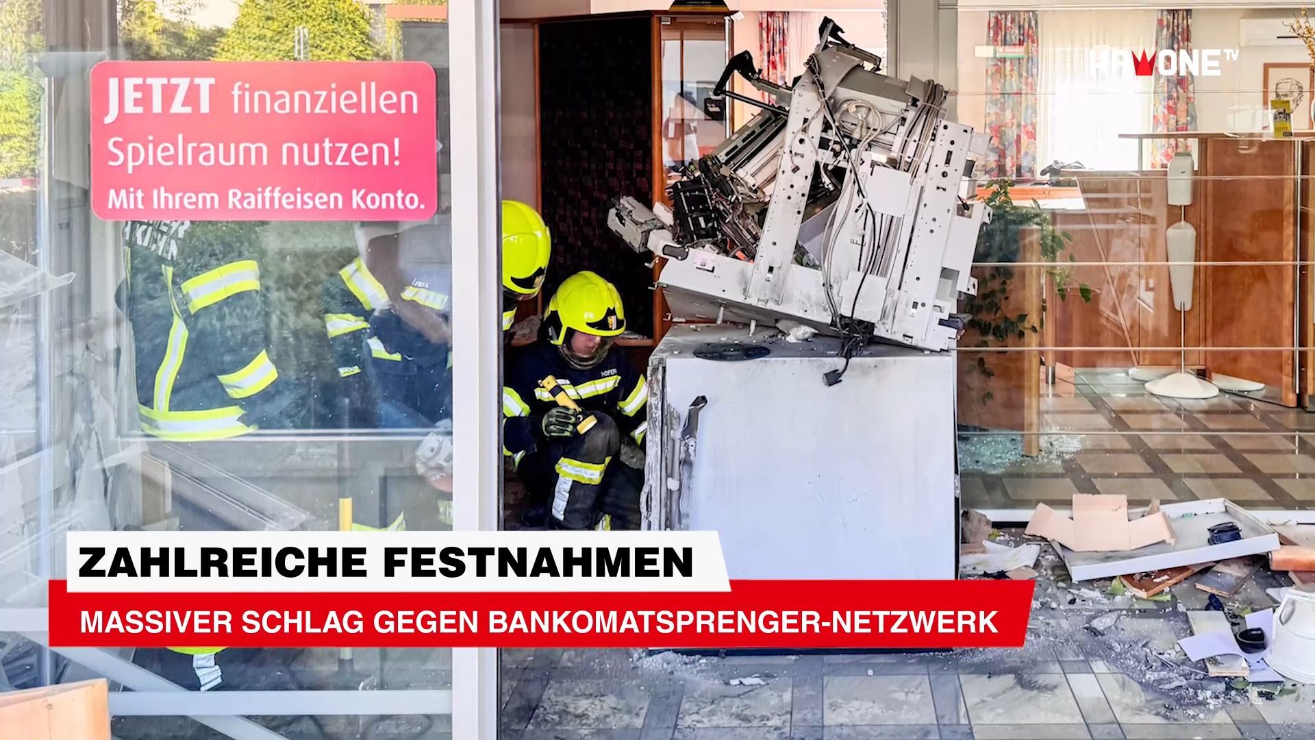 Video: Massiver Schlag gegen Bankomatsprenger-Netzwerk