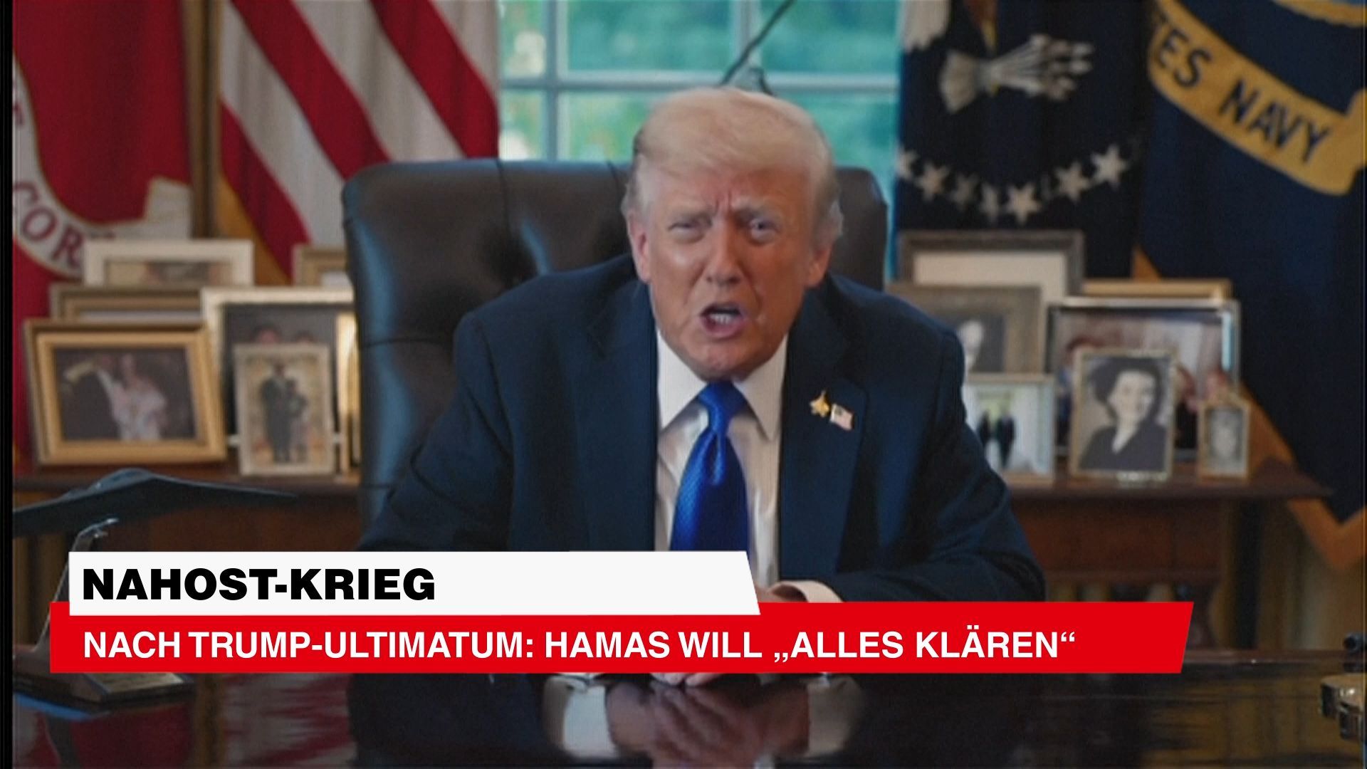 Video: Nahost-Krieg: Nach Trump-Ultimatum: Hamas will „alles klären“