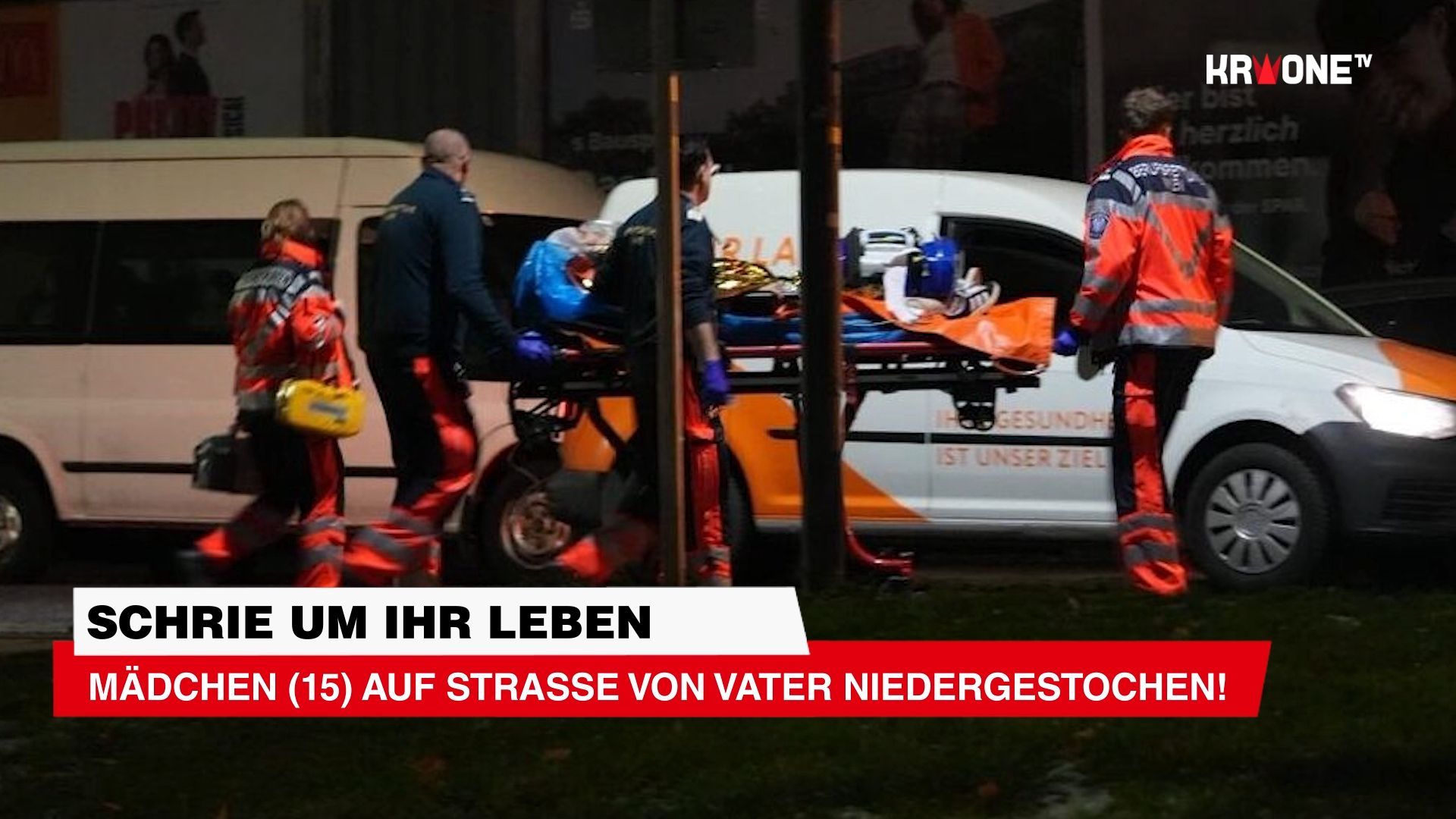 Girl (15) stabbed on street by father!