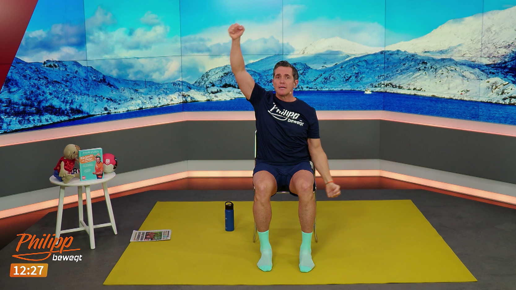 Strengthening exercises while sitting on Thursday