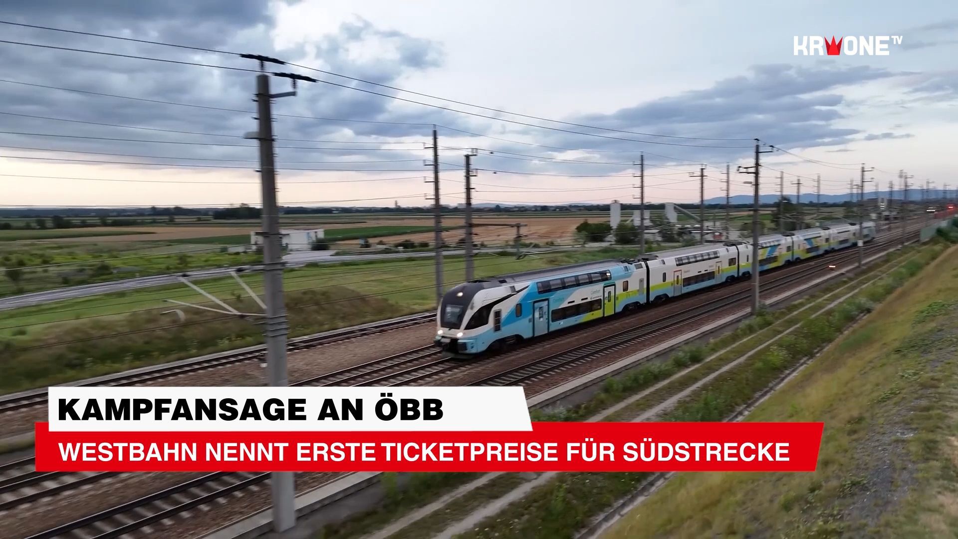 Video: Kampfansage an ÖBB! Westbahn nennt erste Ticketpreise für Südstrecke