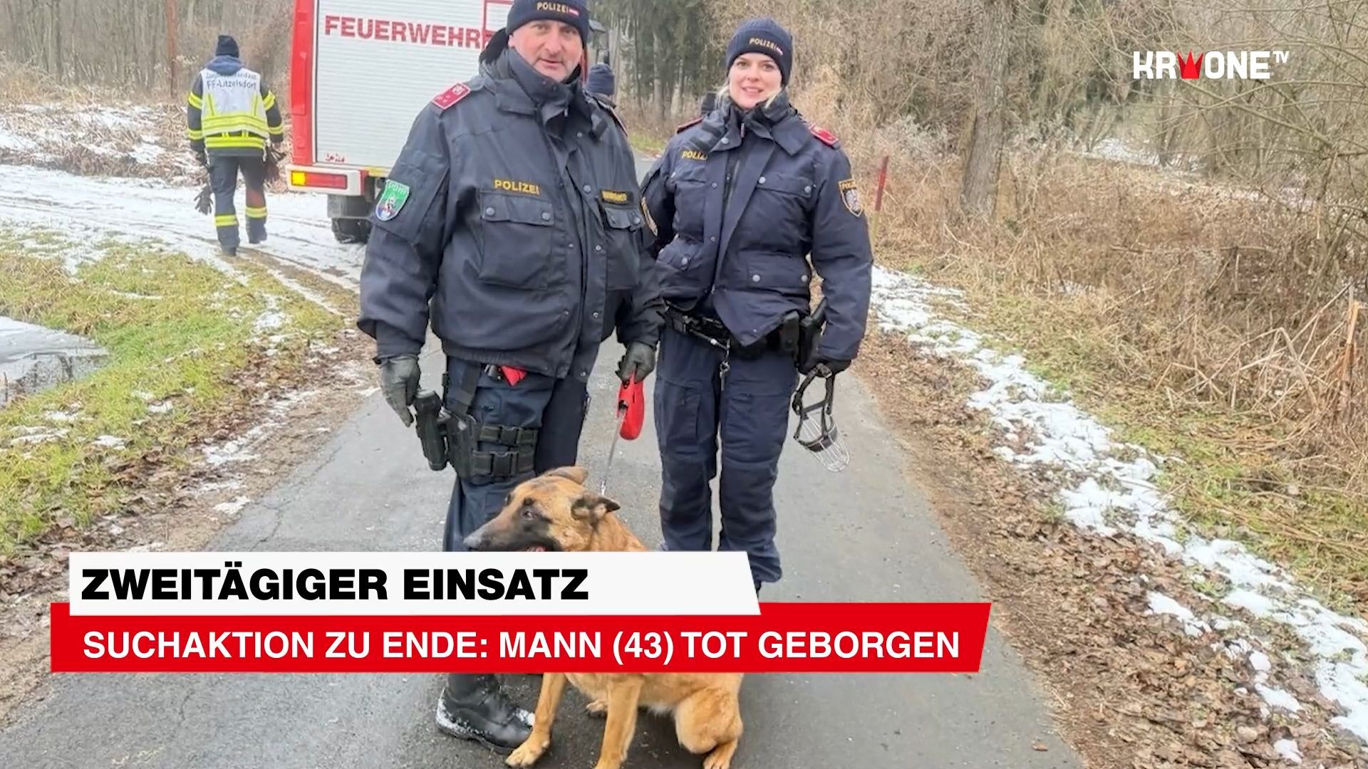 Video: Suchaktion nach zweitägigen Einsatz zu Ende: Mann (43) tot geborgen