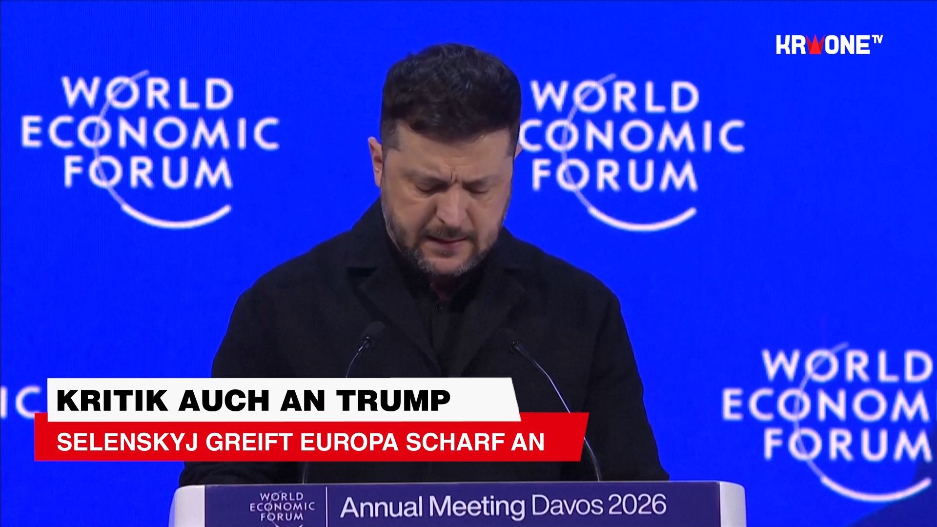 Video: Selenskyj greift in seiner Rede Tump und Europa scharf an