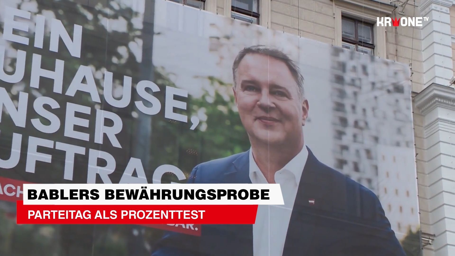 Video: Anträge und Marken ++ Bablers Bewährungsprobe: Parteitag als Prozenttest