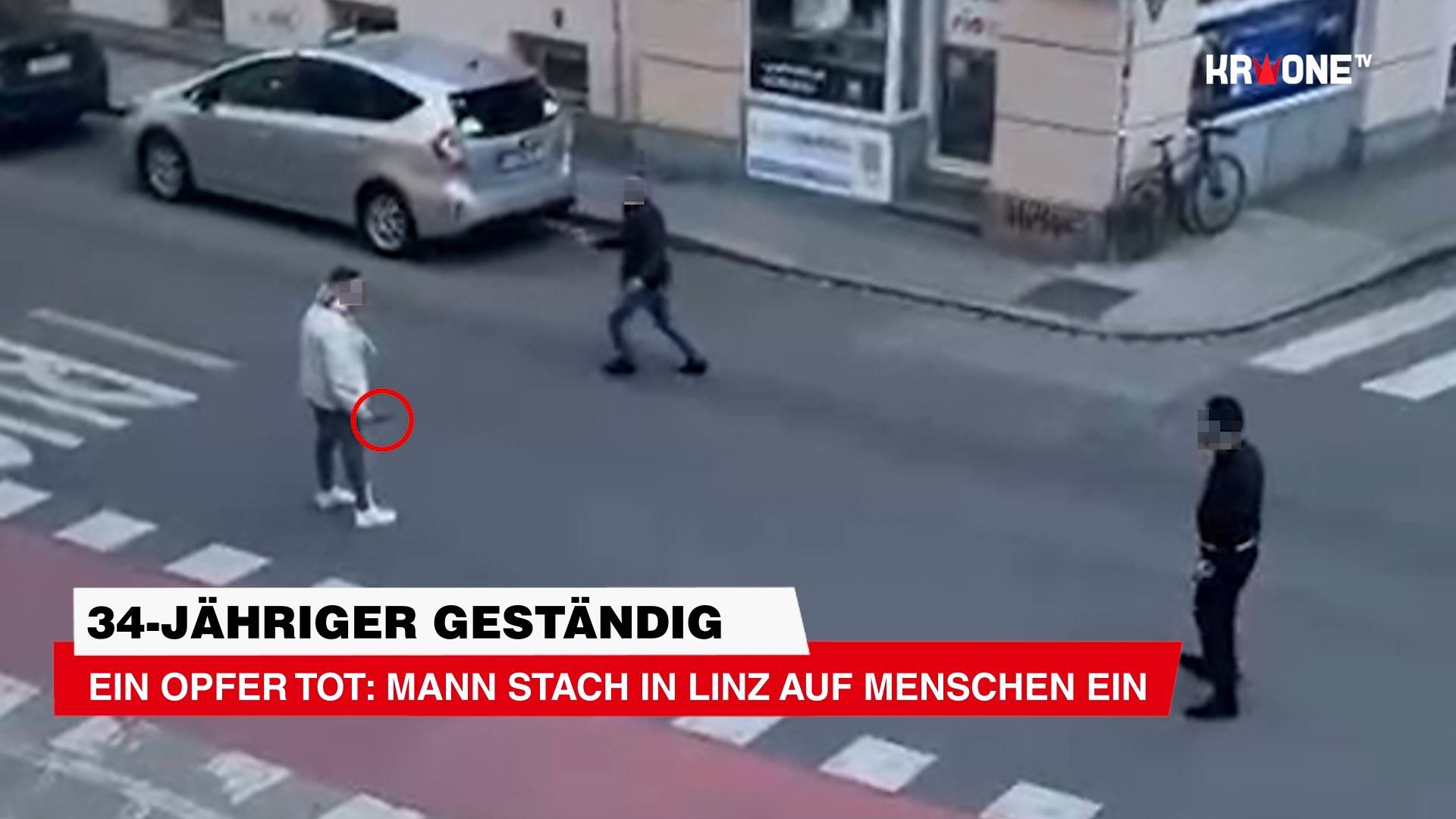 Video: „Scheiß Moslems“ ++ Ein Opfer tot: Mann stach in Linz auf Menschen ein
