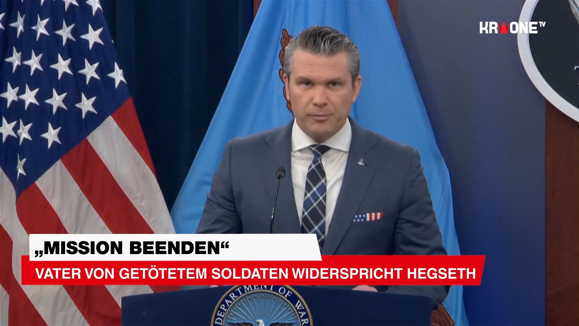Video: „Mission beenden“: Vater von getötetem Soldaten widerspricht Hegseth