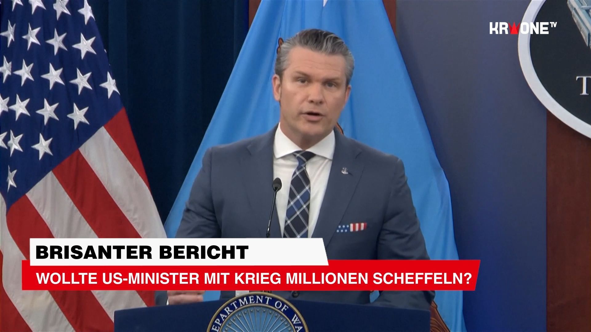Video: Brisanter Bericht ++ Wollte US-Minister mit Krieg Millionen scheffeln?