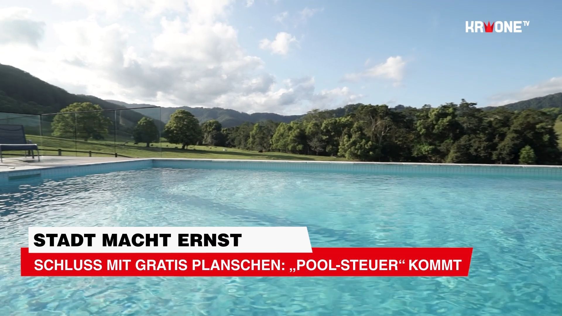Video: Schluss mit gratis planschen: „Pool-Steuer“ kommt