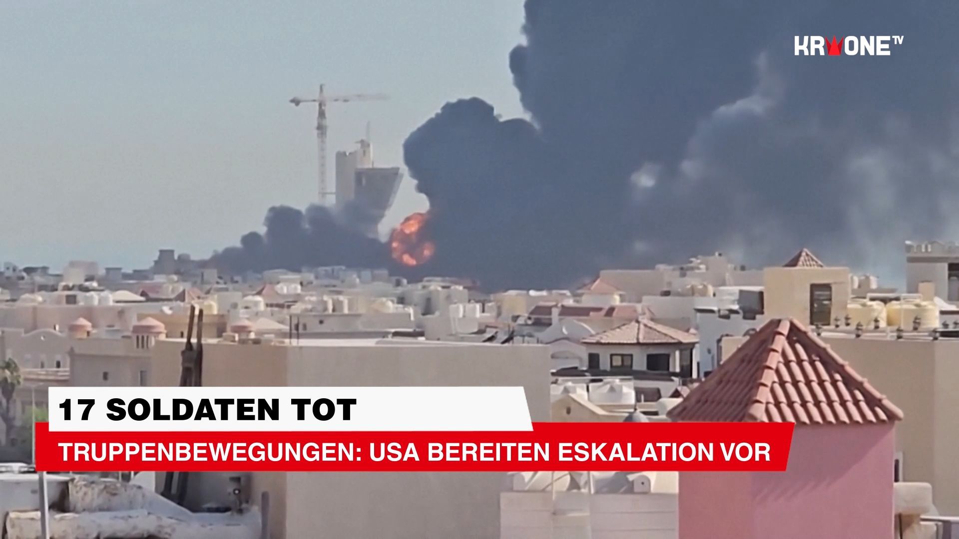 Video: Schon 17 Soldaten tot - Truppenbewegungen: USA bereiten Eskalation vor