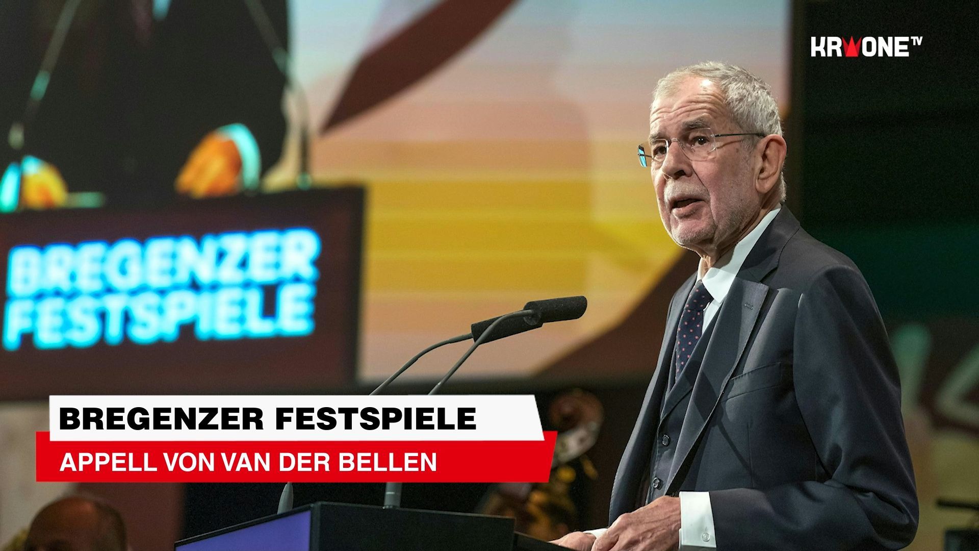 Video: Van der Bellen bei Bregenzer Festspiele: „Ich mach’ da nicht mit“