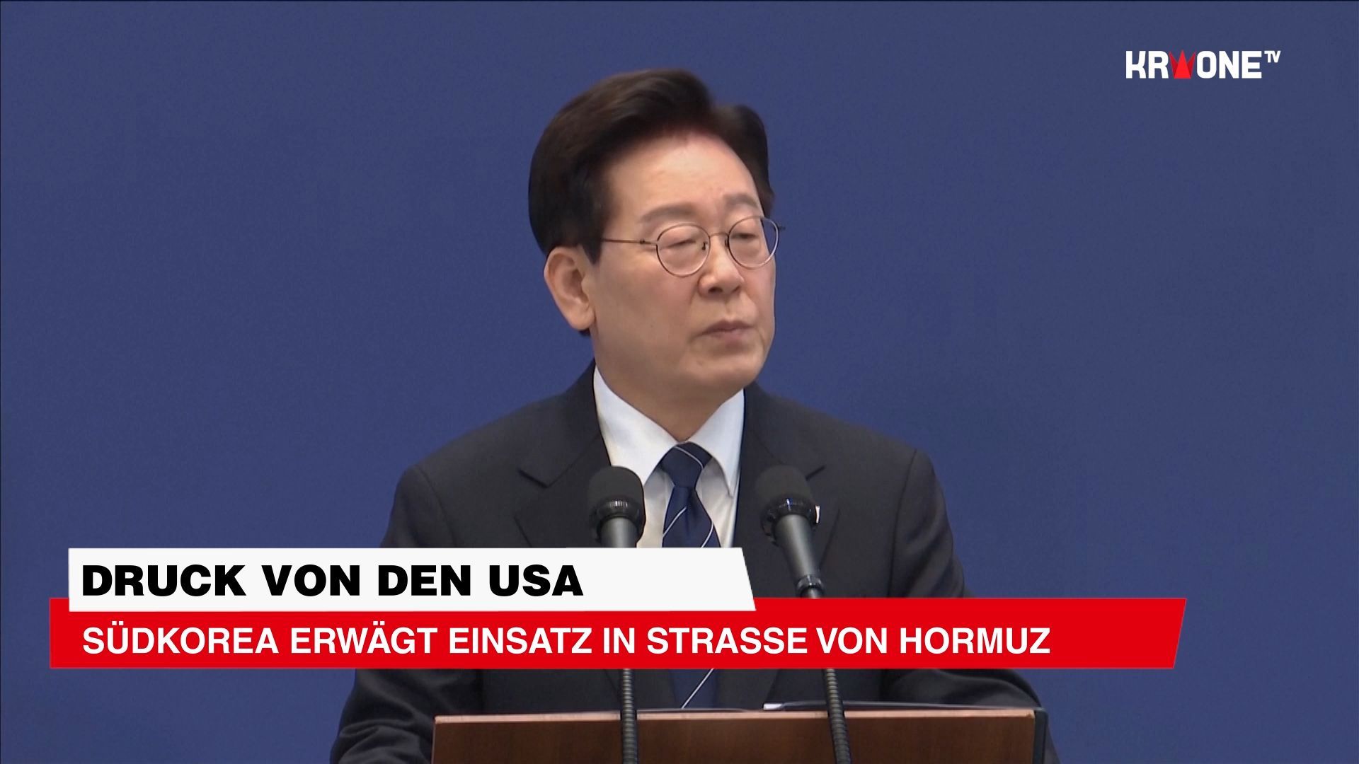Video: Druck von den USA: Südkorea erwägt Einsatz in Straße von Hormuz