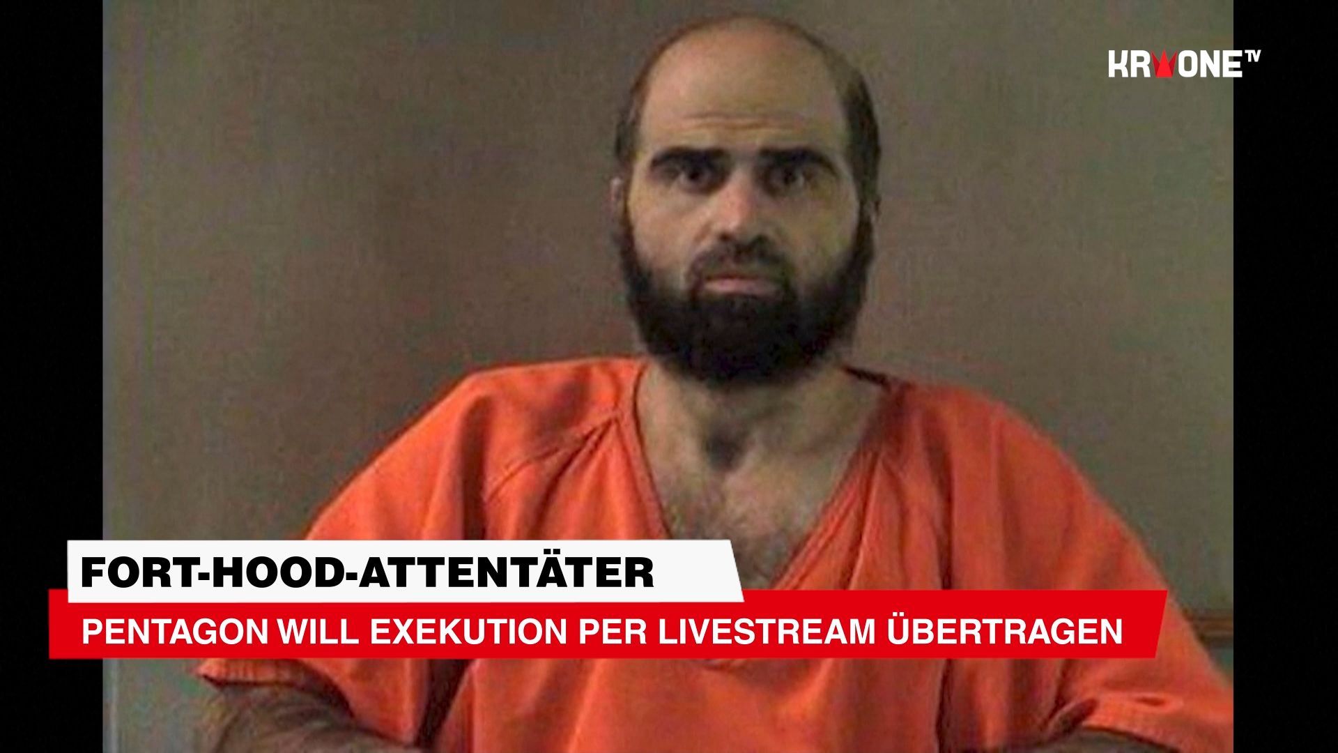 Video: Fort-Hood-Attentäter: Pentagon will Exekution per Livestream übertragen