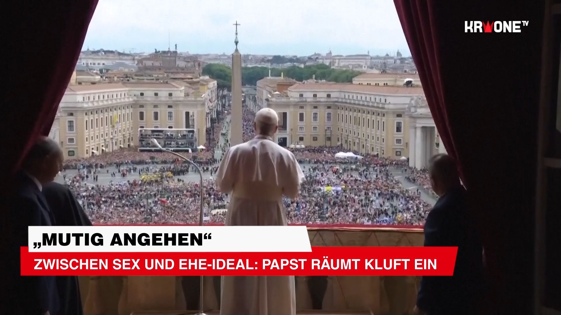 Video: Zwischen Sex und Ehe-Ideal: Papst räumt Kluft ein