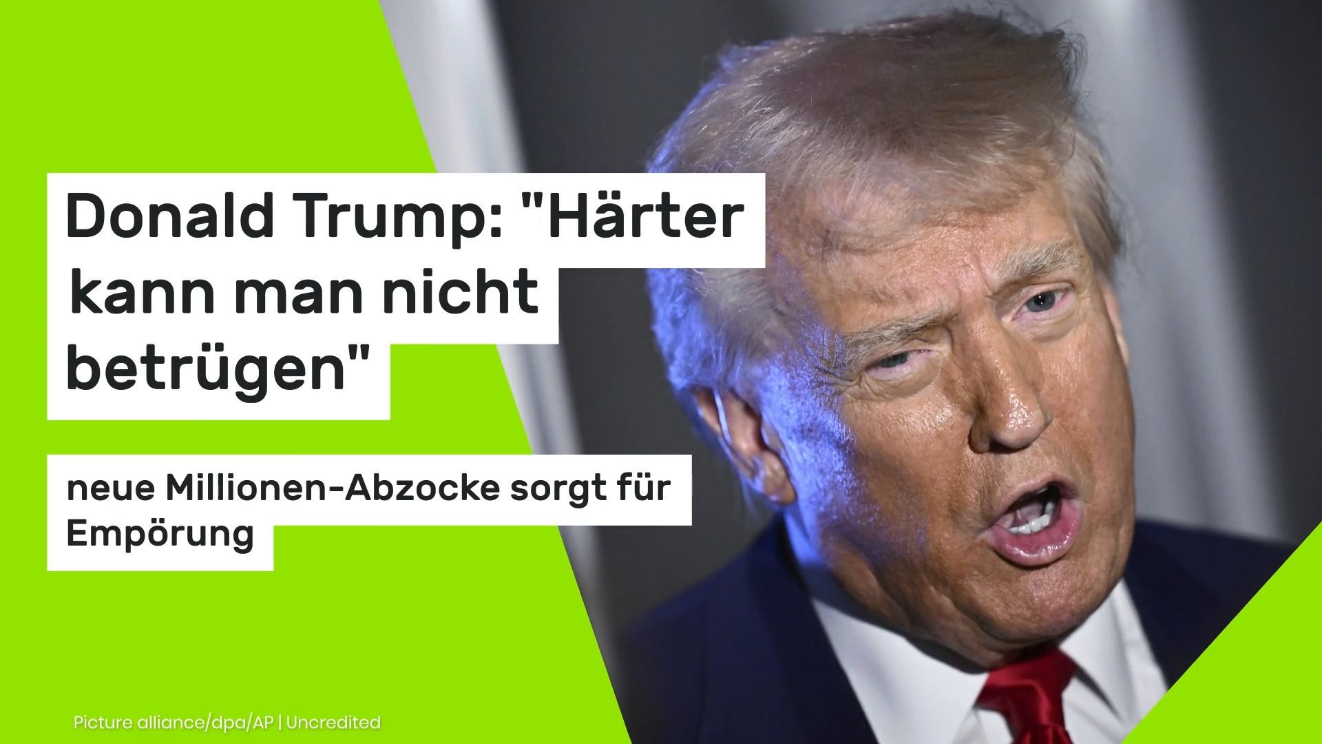Video: Donald Trump: "Härter kann man nicht betrügen" - neue Millionen-Abzocke sorgt für Empörung