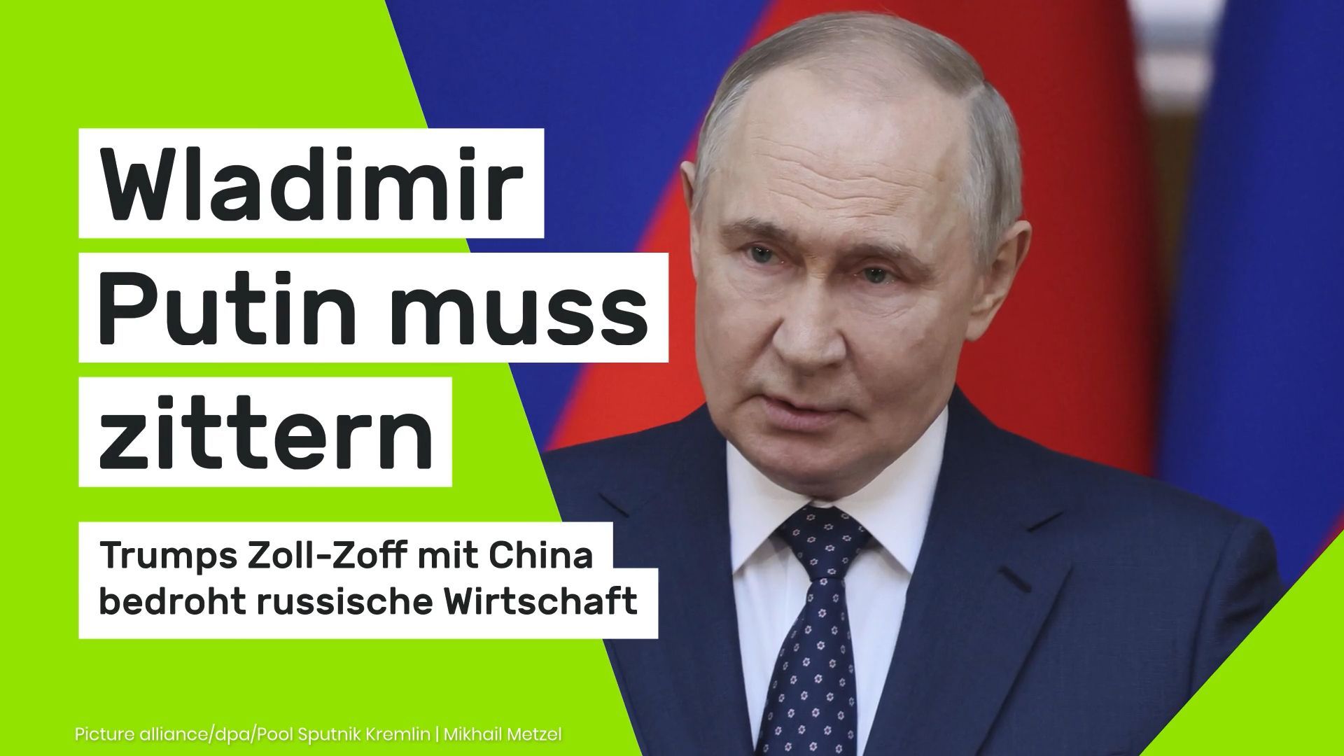 Wladimir Putin muss zittern: Trumps Zoll-Zoff mit China bedroht russische Wirtschaft