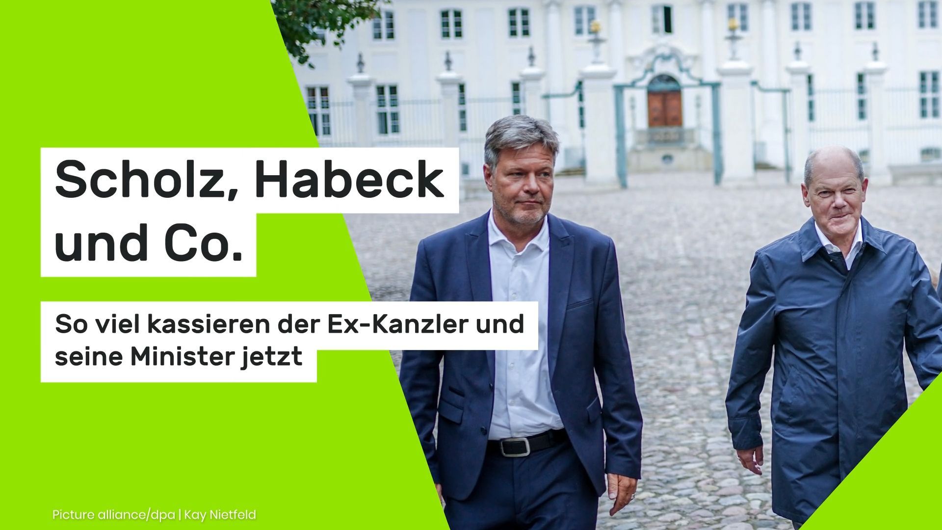 Video: Scholz, Habeck und Co.: So viel kassieren der Ex-Kanzler und seine Minister jetzt