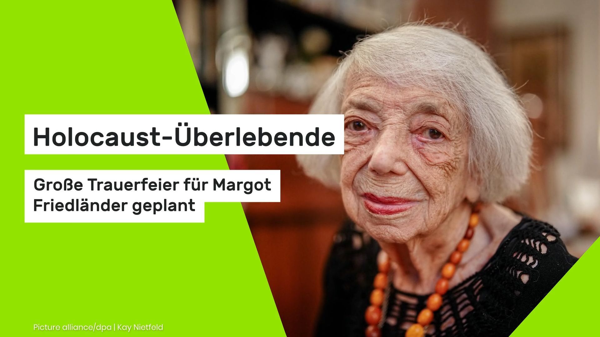 Video: Holocaust-Überlebende: Große Trauerfeier für Margot Friedländer geplant