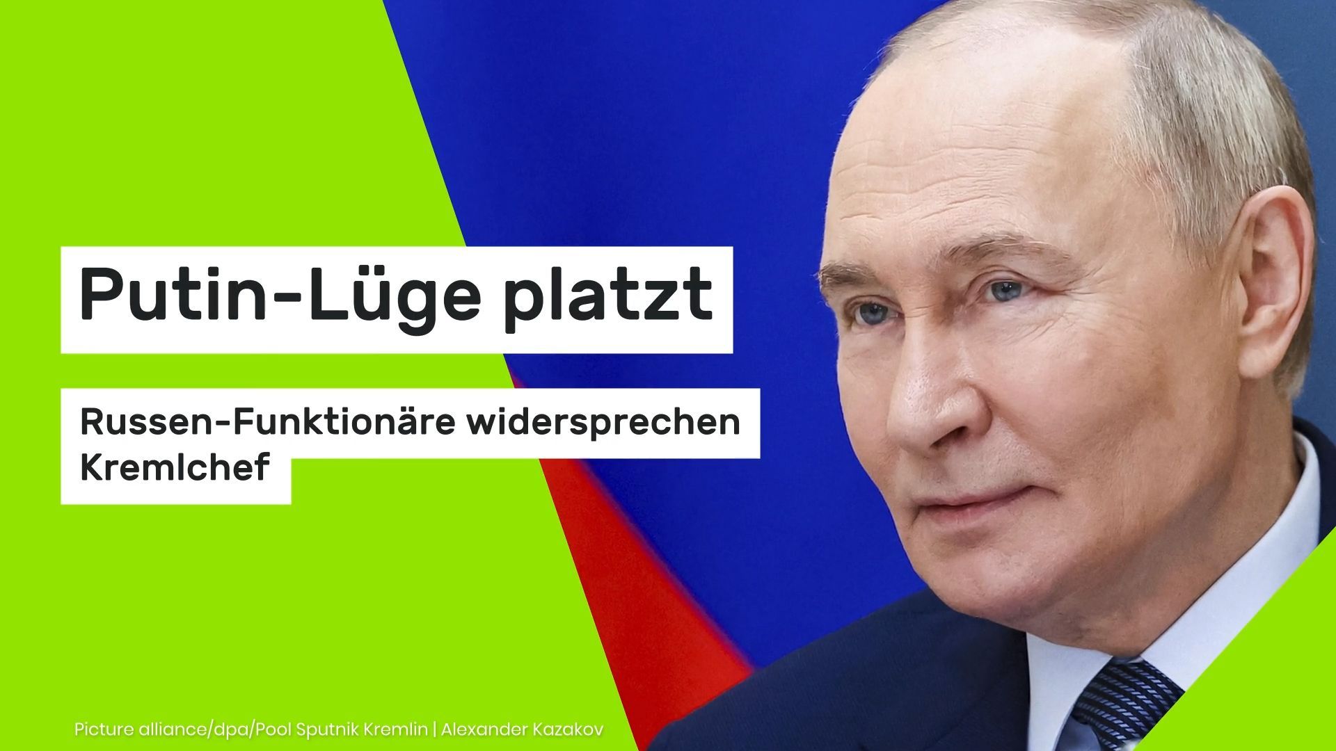 Video: Putin-Lüge platzt: Russen-Funktionäre widersprechen Kremlchef