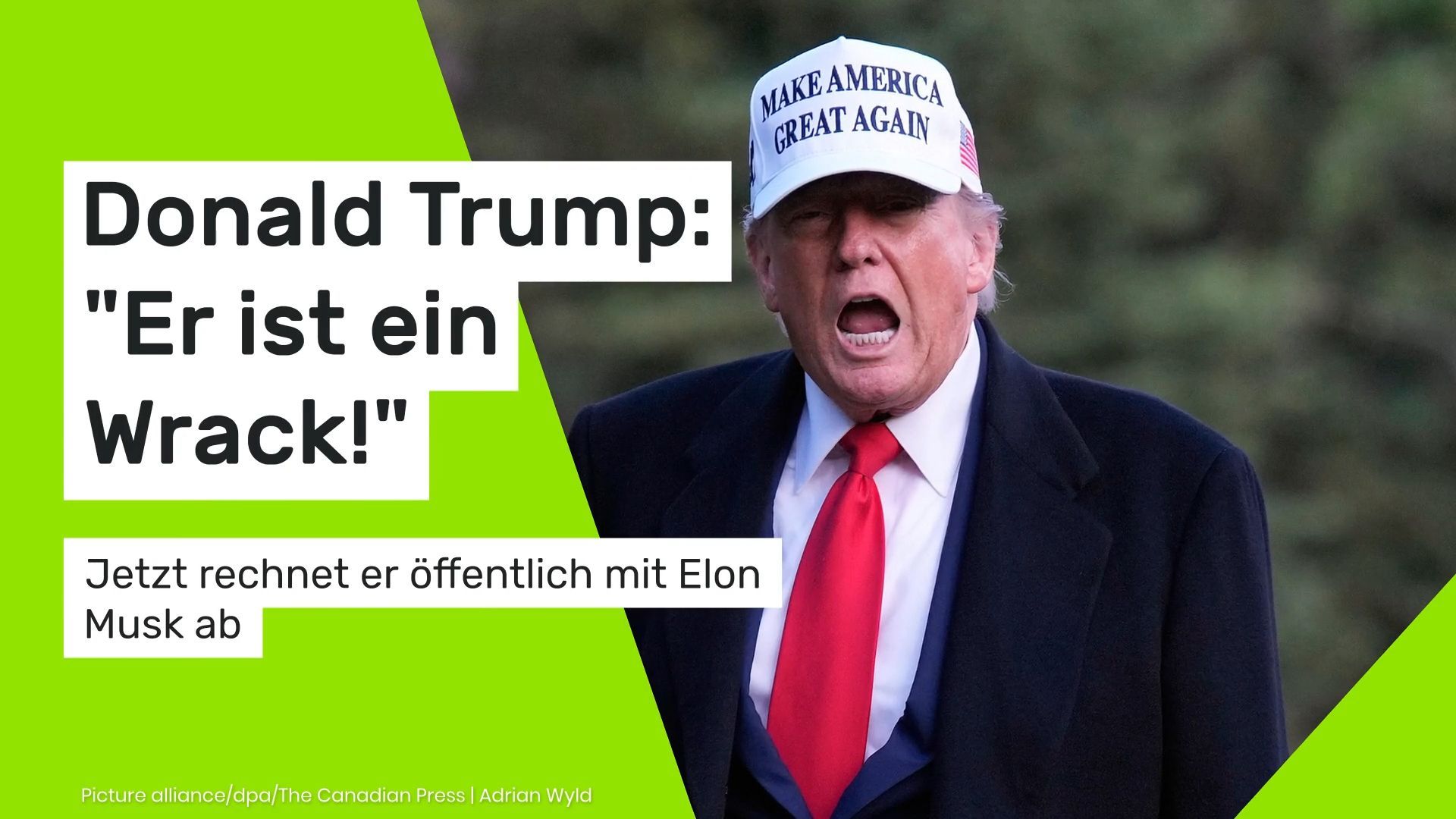 Video: Donald Trump: Jetzt rechnet er öffentlich mit Elon Musk ab