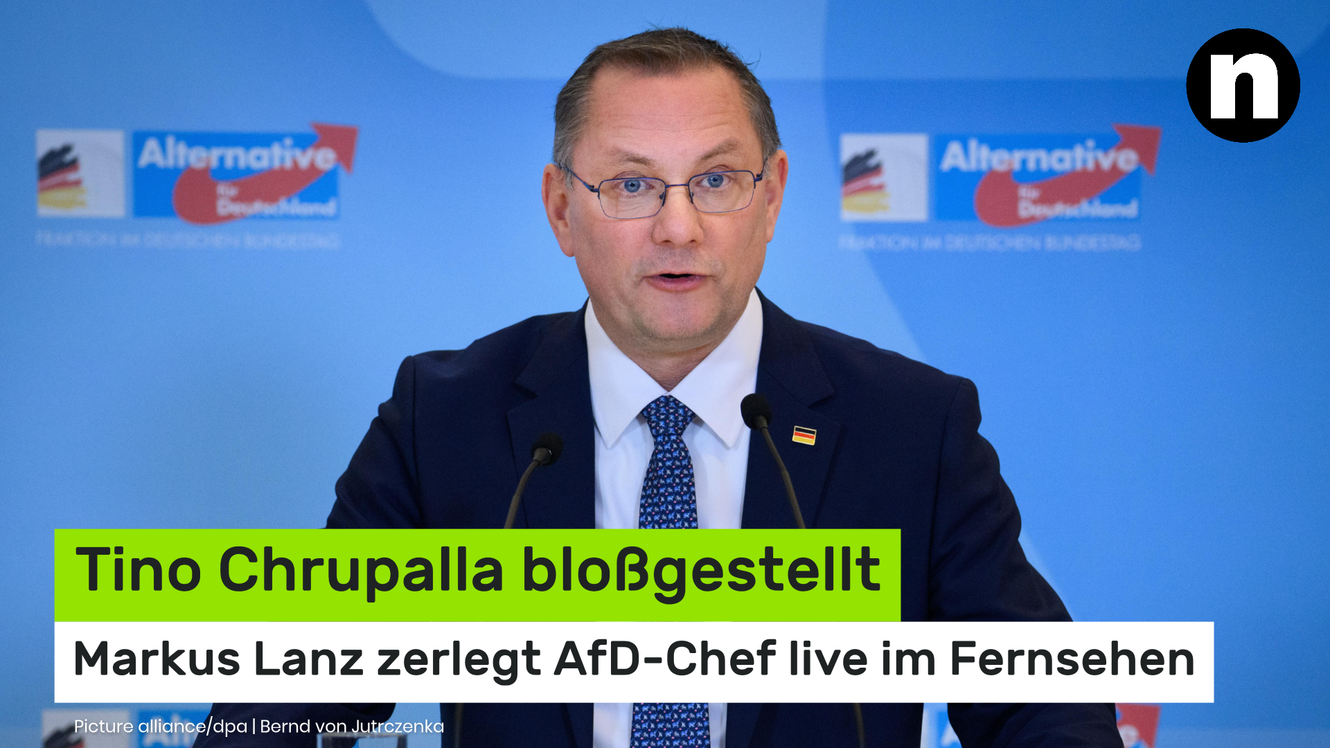 Video: Tino Chrupalla bloßgestellt: Markus Lanz zerlegt AfD-Chef live im Fernsehen