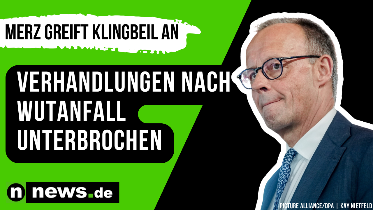 Video: Friedrich Merz: Kanzler greift Lars Klingbeil an - Verhandlungen nach Wutanfall unterbrochen