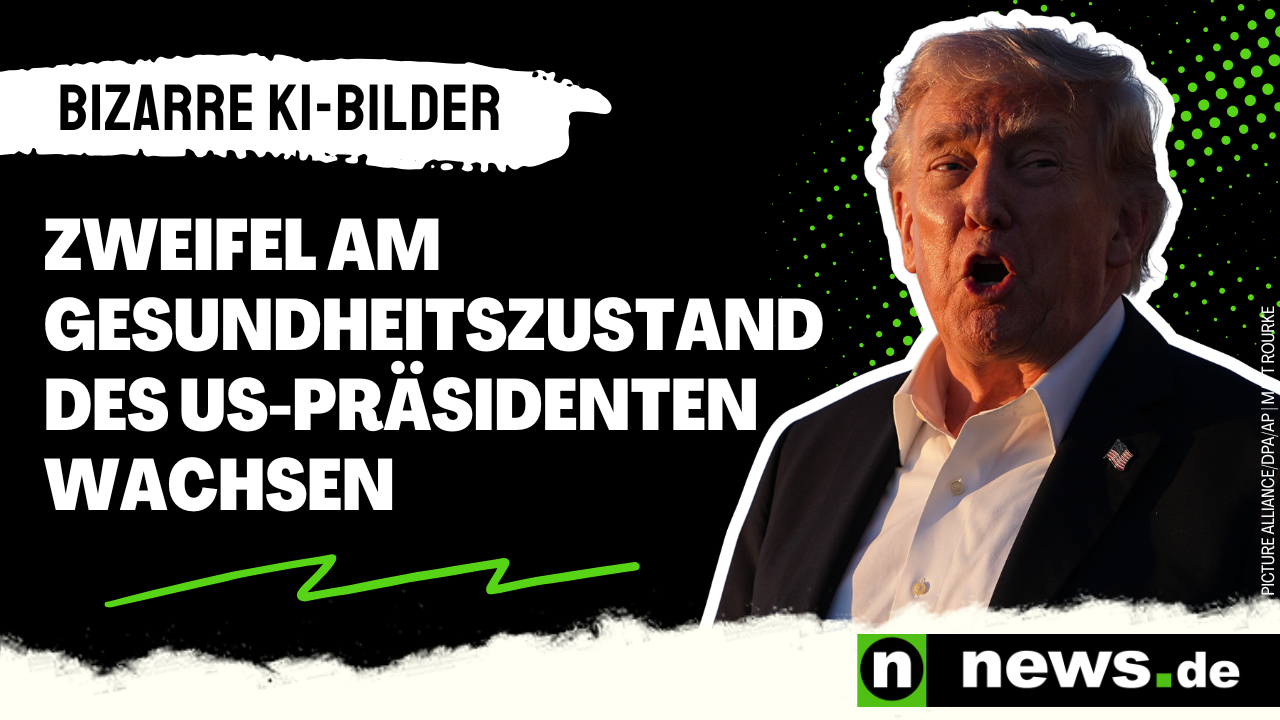 Video: Donald Trump: Bizarre KI-Bilder - Zweifel am Gesundheitszustand des US-Präsidenten wachsen