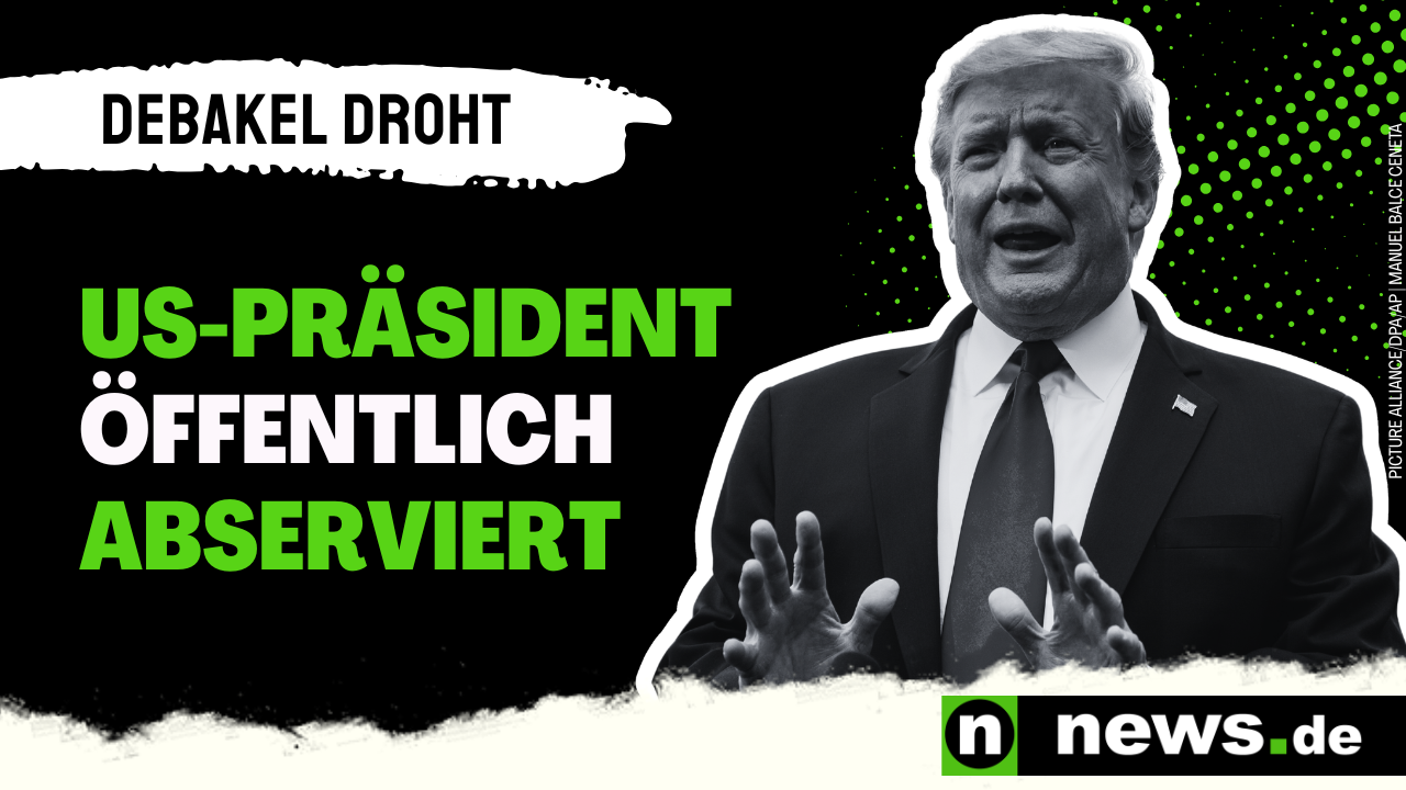 Video: Donald Trump: US-Präsident öffentlich abserviert - jetzt droht ihm ein Debakel