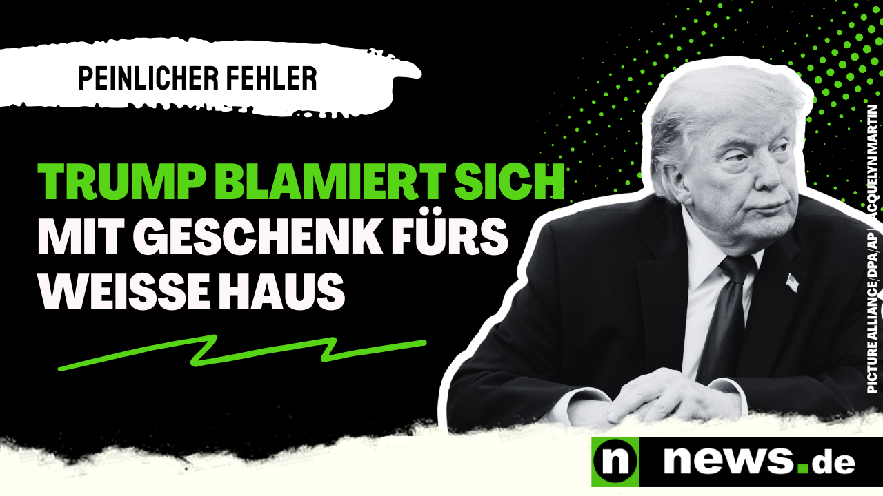 Video: Donald Trump: Peinlicher Fehler – Trump blamiert sich mit Geschenk fürs Weiße Haus